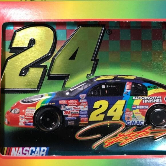Vintage Nascar Jeff Gordon Limited Edition Collectible Tin 2 Decks Playing Cards - Picture 3 of 13